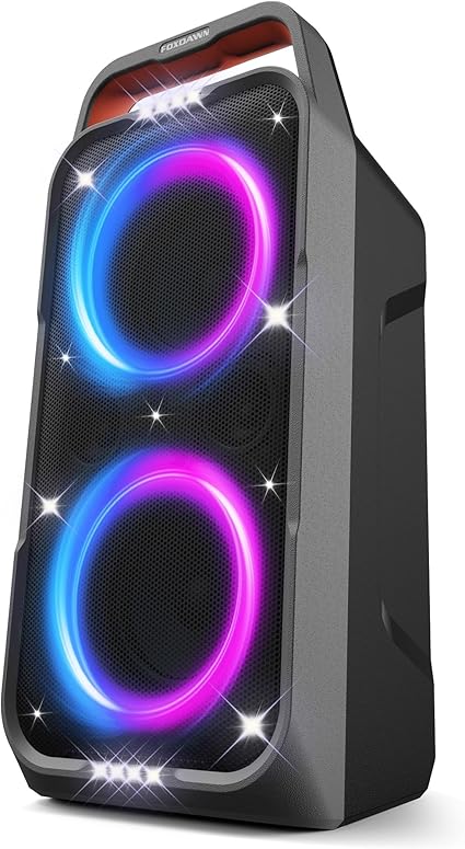 Portable Bluetooth Speaker – 240W Peak Power | Deep Bass | LED Light Show