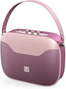 DOSS SoundBox H100 Handbag-Styled Bluetooth Speaker – 50W Immersive Sound | Rose Gold & Copper Pink